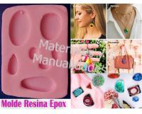 Molde silicona para resina epoxica fabricación de dijes joyas