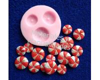 Molde En Silicona caramelos o dulces x3 Navidad Para Are