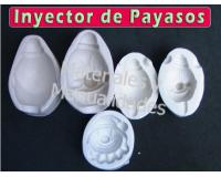 Inyector payasos para porcelanicrón halloween masa y pastillaje