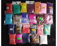 Mostacillas para bisutería aretes manillas x 30 gr
