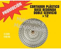 Cortadores redondos doble función corte circular pasta o fondant