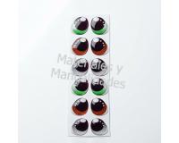 Ojos adhesivos de 2cm para munecos y navidad ref31-2