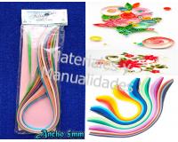 Papel de 5mm Para filigrana o quilling Tiras herramientas para m