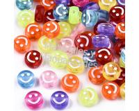Abalorio Cuentas Emoji traslúcido emoticon sonriente emsable 20g