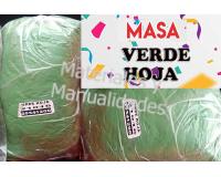 Masa de porcelanicrón Verde Hoja pasta fría para artesaní