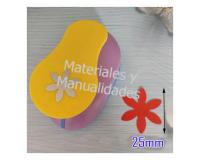 Perforadora moldeadora de flores de 25mm, perforadora de papel a