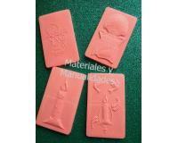 4 Plantillas para repujar aluminio primera comunión