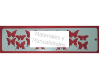 Stencil plantilla de Mariposas para estarcido artes y manualidad