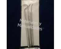 Repujador metálicos De gancho para arte ruso y tarjetería manual