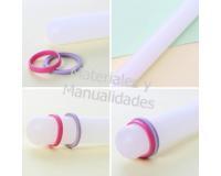 Rodillo antiadherente con anillos niveladores 22cm para Masa Fle