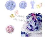 Set Cortador expulsor flor hortensia por 3pz