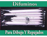 Set Difuminos Para Dibujo o Trabajo De Repujado En Aluminio meta