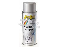 Pintura en Aerosol Aluminio Plateado Metálico Laca Fijador Barni