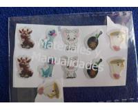 sticker adhesivos de Animados fantasía disney accesorios Aplique