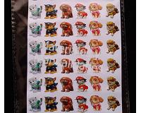 Sticker Accesorios Adhesivos patrulla canina paw patrol 10pz