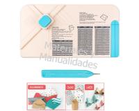 Tabla perforadora para crear cajas sobres y lazos multipropósito