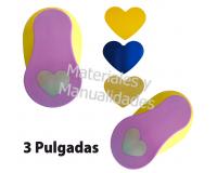 Troquel para foamy Corazón de 3 pulgadas