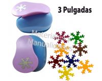 Troquel copo de nieve de 3 pulgadas para goma eva y papel