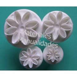 Molde expulsor flor margaritas para decorar tortas fondant porce 1