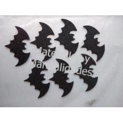Set Adornos foamy murcíelago 7.5cm aplique Halloween x8pz 1