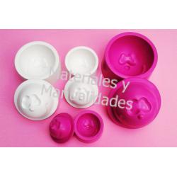 Molde para fomy caras redonda para fofuchas oferta 8pz 1