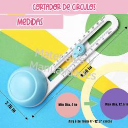 Cortador de círculos rotatorio para papel cartulina 1