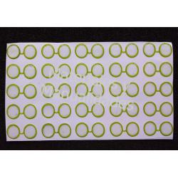 25 Gafas adhesivas #3 estilo Mirabel sticker resinados para muñe 1