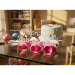 Set Moldes círculos cortadores para fondant y porcelana fría ut 2