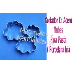 Cortante en acero nubes molde Para decorar mini tortas cupcakes 1