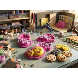 Molde para foami Emojis Emoticón de caras Goma Eva 2