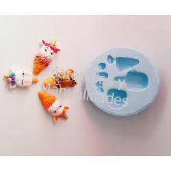 Molde silicona Barquillo paleta helados paleta ice cream para fi 1 Molde silicona Barquillo paleta helados paleta ice cream para fi 1