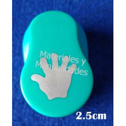 Troquel para foamy forma de mano de 2.5 cm perforadora o cortado 1