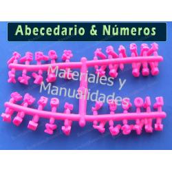 Abecedario 8mm letras y números miniatura alfabeto para decorar 1