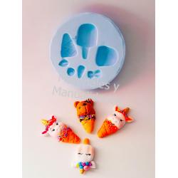 Molde para crear Barquillos paleta helados paleta ice cream 2