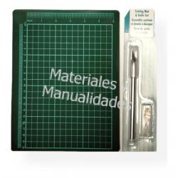 Tabla Salvacorte 20 cm x 15 cm con bisturí clásico 2