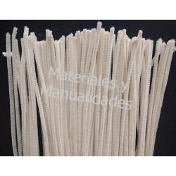 50 Limpia pipas para flores Chelin Gamuzad Beige para Decoración 1