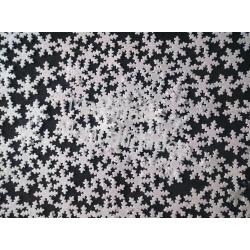 Adornos foami estrella copo de nieve 2.5cm por 50pz 1