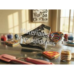 Molde Cortador de símbolo de superman para decorar galleta y pas 2