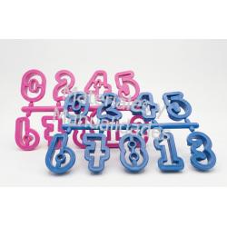 Cortador de Números 3cm para decorar fondant pastel y porcelana 1
