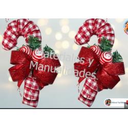 Bastón de Icopor x7cm para decorar navidad 2