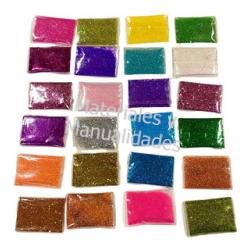 Escarcha Fina metálica 30ml para manualiidades 1pz 2