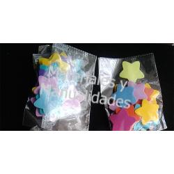 Figuras en foamy estrellas en foami plano decora manualidades 2