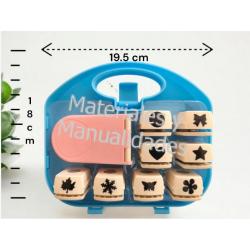 Estuche caja x8 troqueles para eva foamy de 1.5cm apliques didác 1