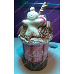 Molde Fomy Galleta de Jengibre muñecos navidad Foamy Fomi 1