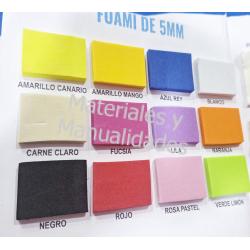 Lámina de Foamy de 5mm 90cm x70cm Eva para cosplay 1 Lámina de Foamy de 5mm 90cm x70cm Eva para cosplay 1