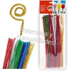 Chelines Metalizados Surtidos Dorado Plata Verde azul Rojo 10pz 1
