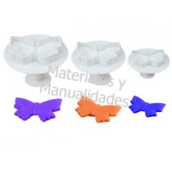 Molde mariposas con expulsor para decorar pasta flexible tortas  1
