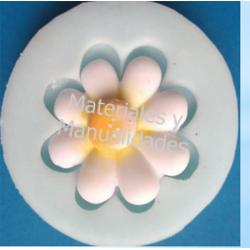Molde Silicona margarita 3cm para apliques en fondant 1