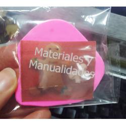 Molde silicona jengibre lazo para masa flexible 1