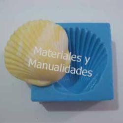 Molde Siliconado para Fondant concha de mar para repostería y re 2